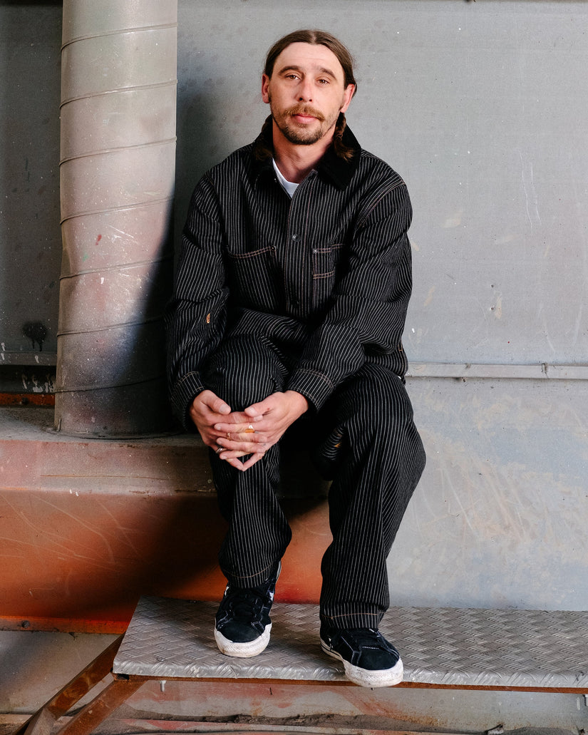 Pantalón Work Dialed - Black Stripe