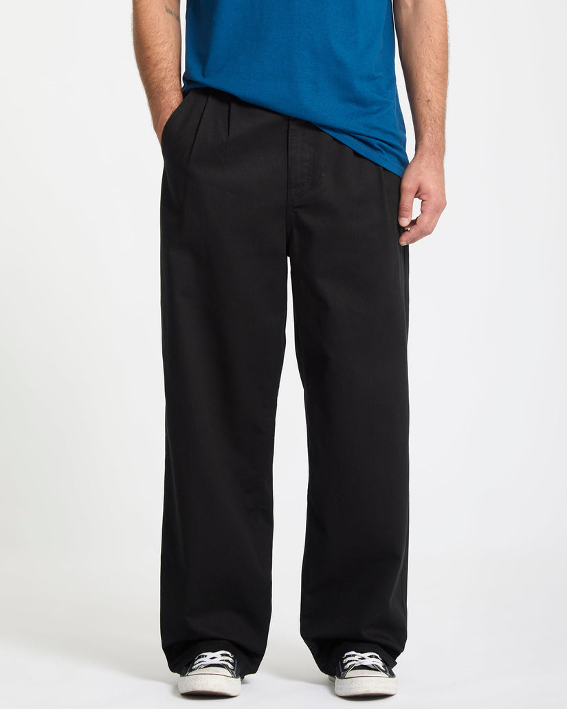 Pantalón Baggos Pleat - Black
