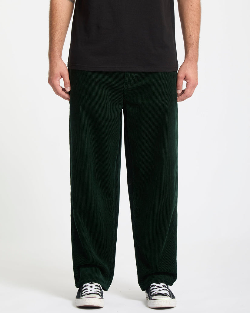 Pantalón De Pana Billow Tapered - Scarab