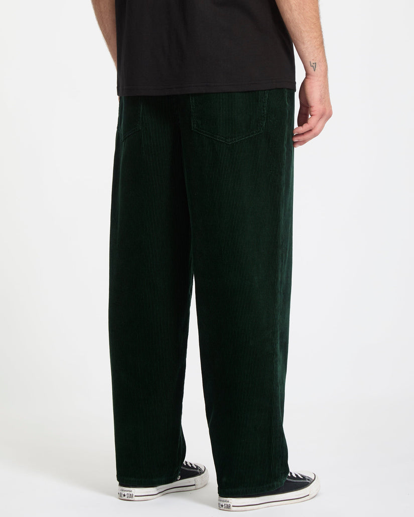 Pantalón De Pana Billow Tapered - Scarab
