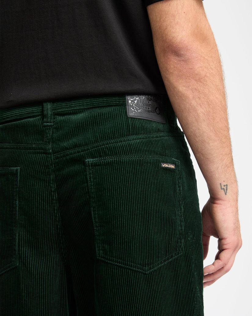 Pantalón De Pana Billow Tapered - Scarab