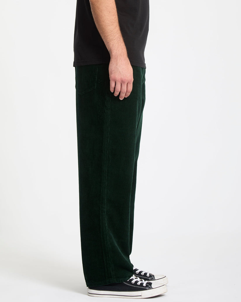 Pantalón De Pana Billow Tapered - Scarab