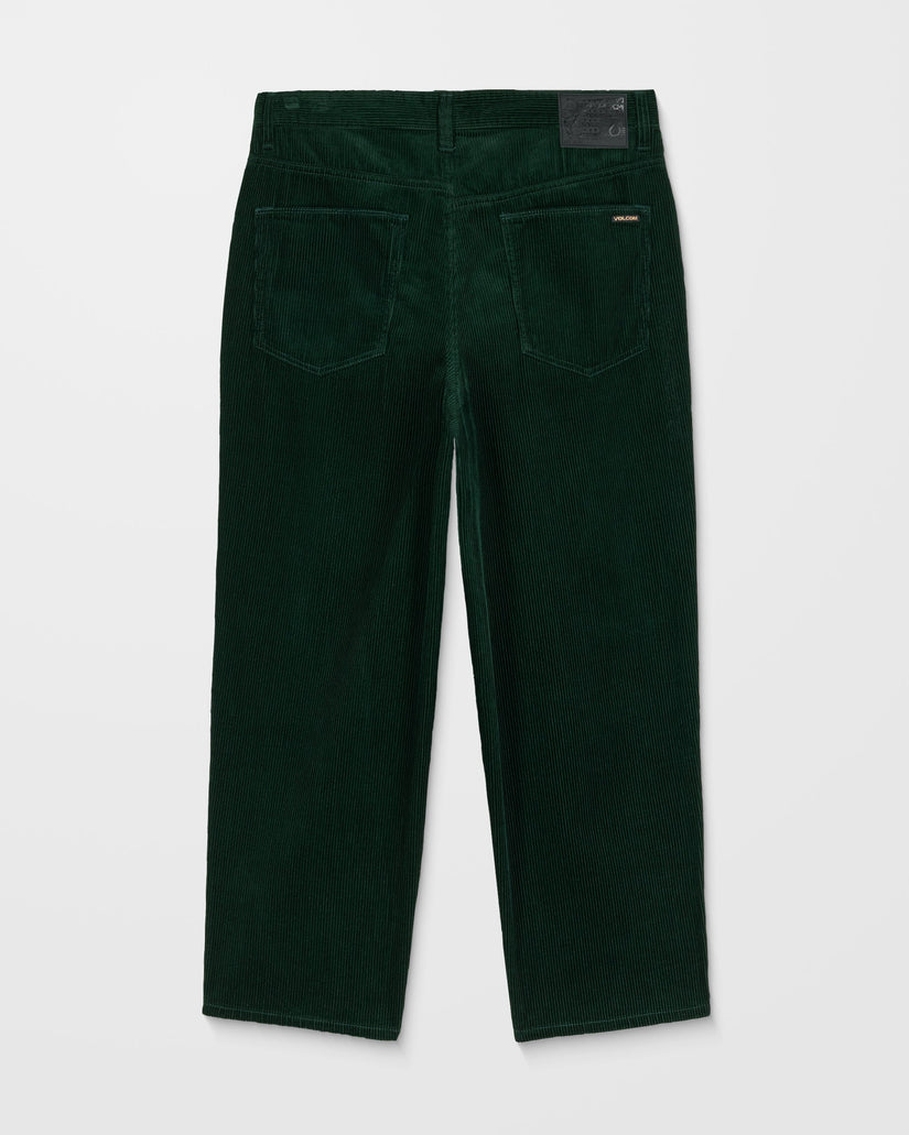 Pantalón De Pana Billow Tapered - Scarab