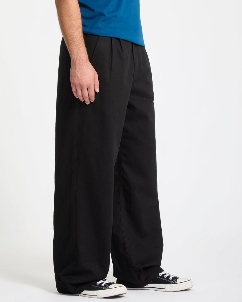 Pantalón Baggos Pleat - Black