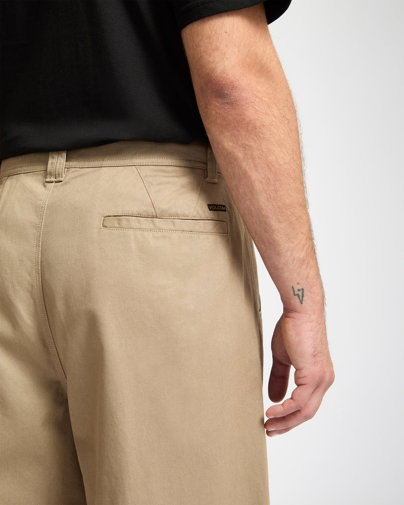Pantalón Baggos Pleat - Khaki