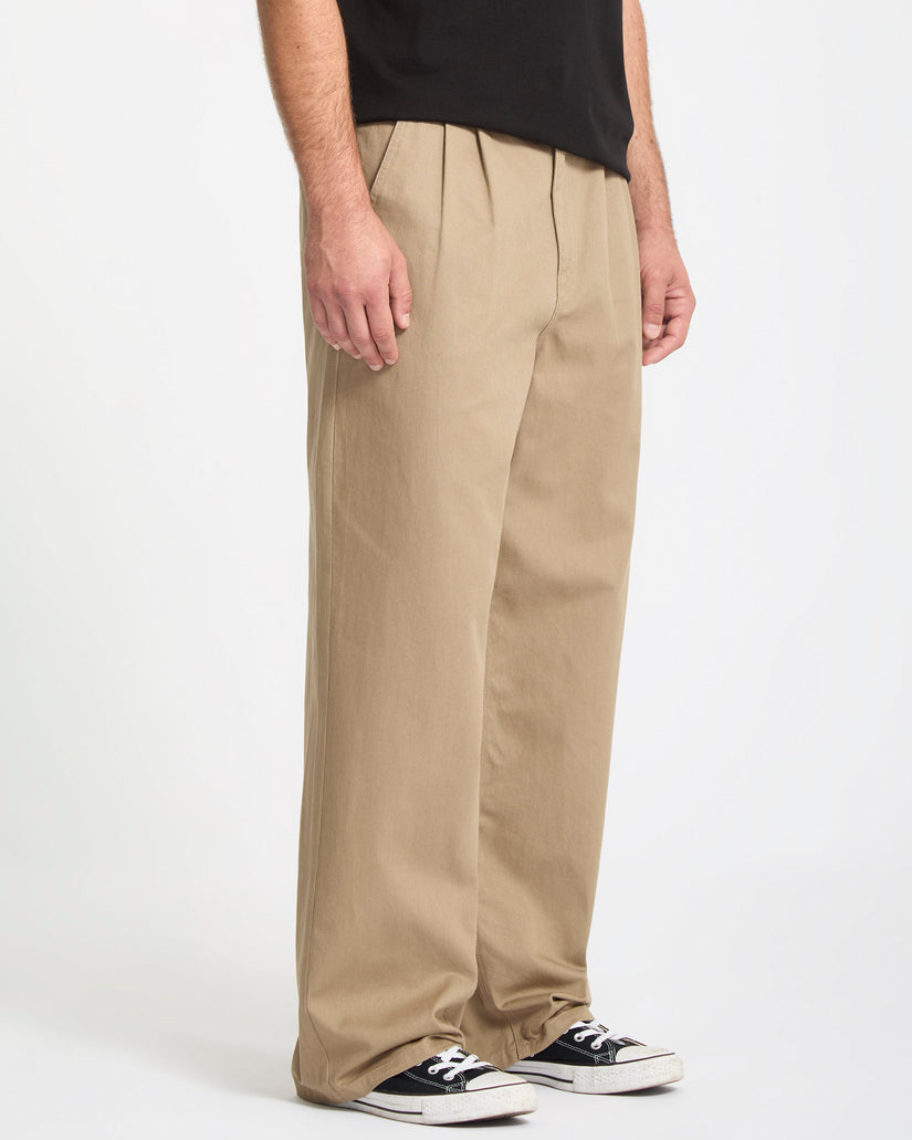 Pantalón Baggos Pleat - Khaki