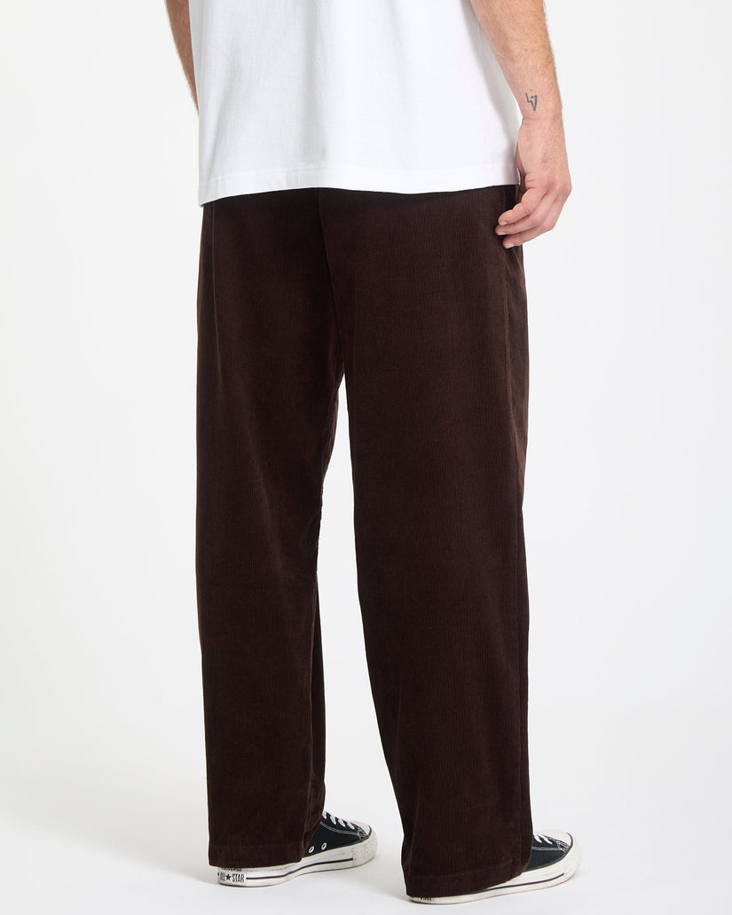 Pantalón De Pana Frickin Loose Tapered - Cacao