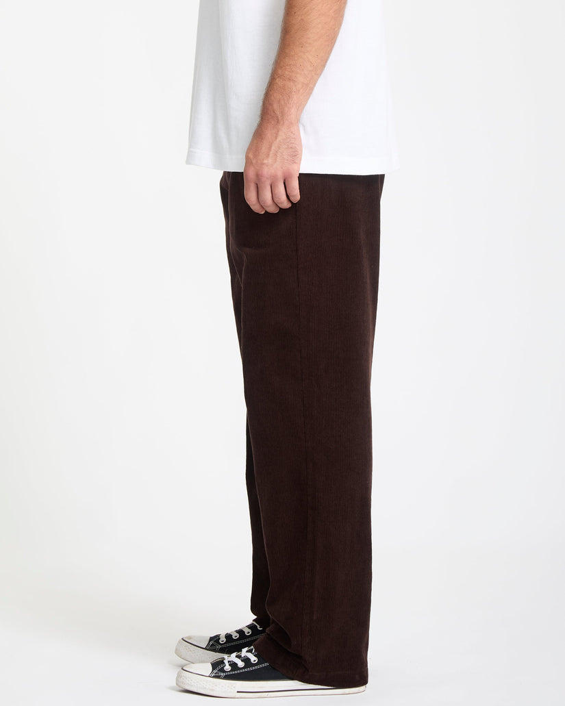 Pantalón De Pana Frickin Loose Tapered - Cacao