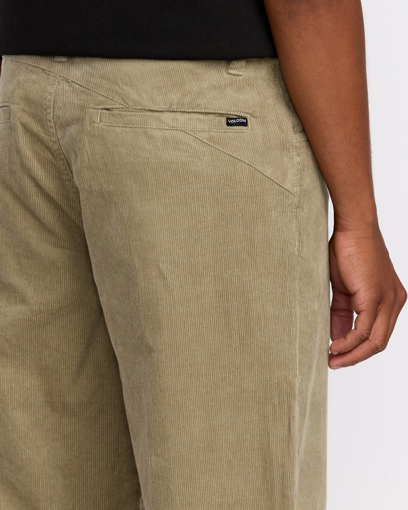 Pantalón De Pana Frickin Loose Tapered - Khaki