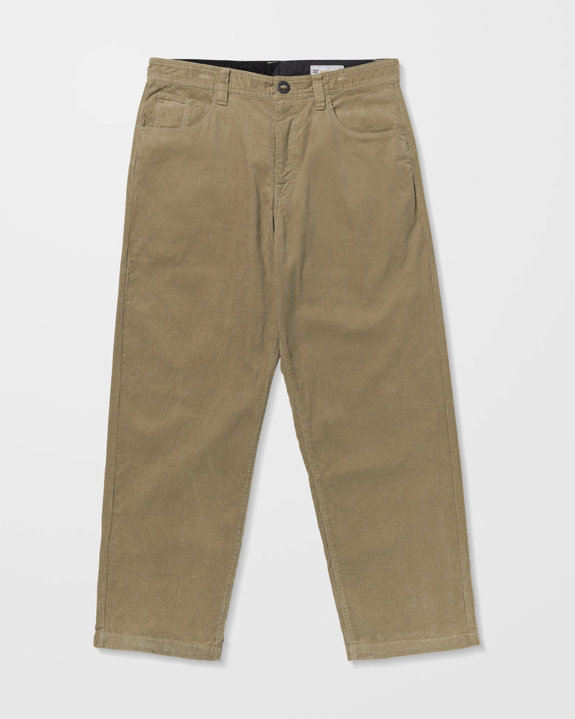 Pantalón De Pana Frickin Loose Tapered - Khaki