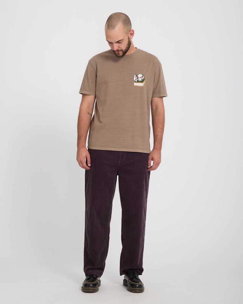 Pantalón Billow Tapered Corduroy - Raisin