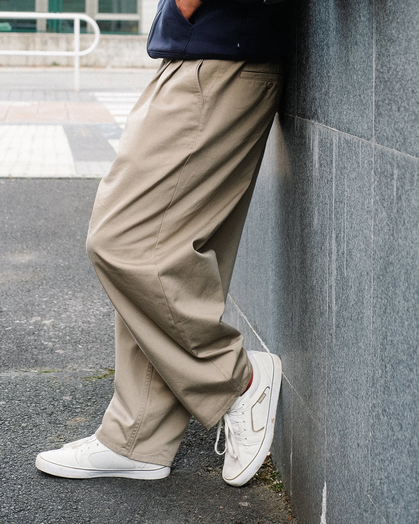 Pantalón Holter Pleat - Khaki