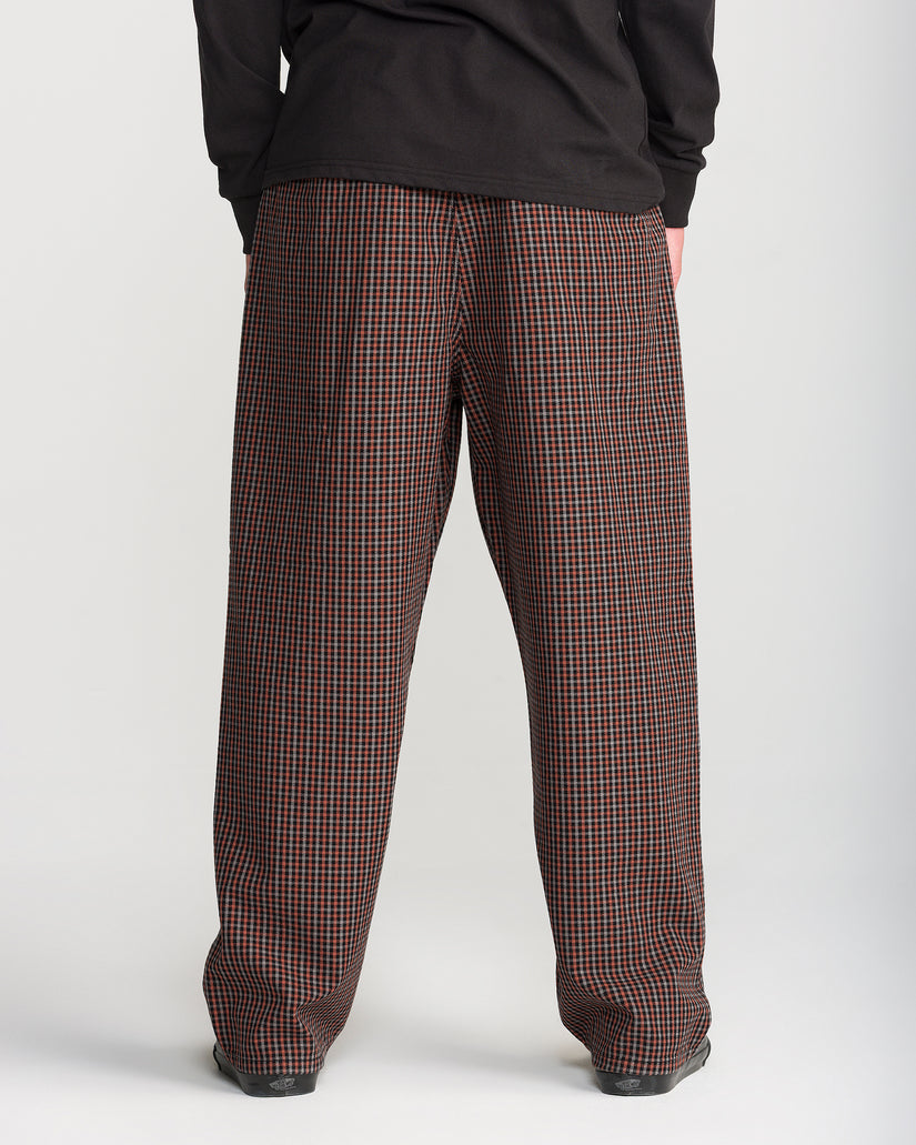 Pantalón Billow Plaid - Patina Brown