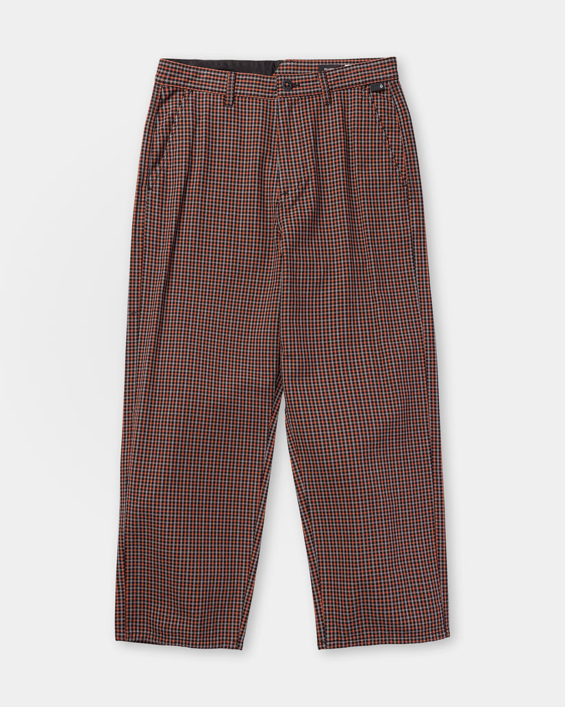 Pantalón Billow Plaid - Patina Brown