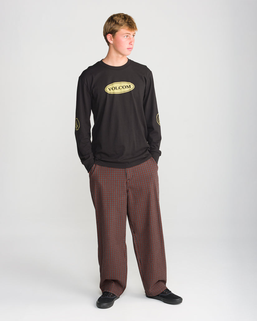 Pantalón Billow Plaid - Patina Brown