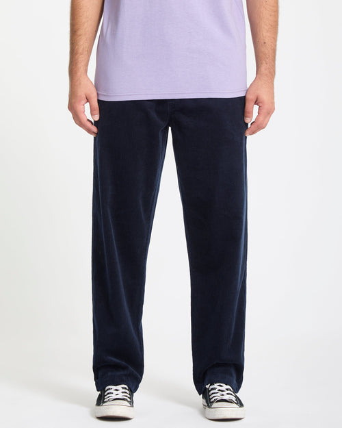 Pantalón Con Cintura Elástica Psychstone - Navy