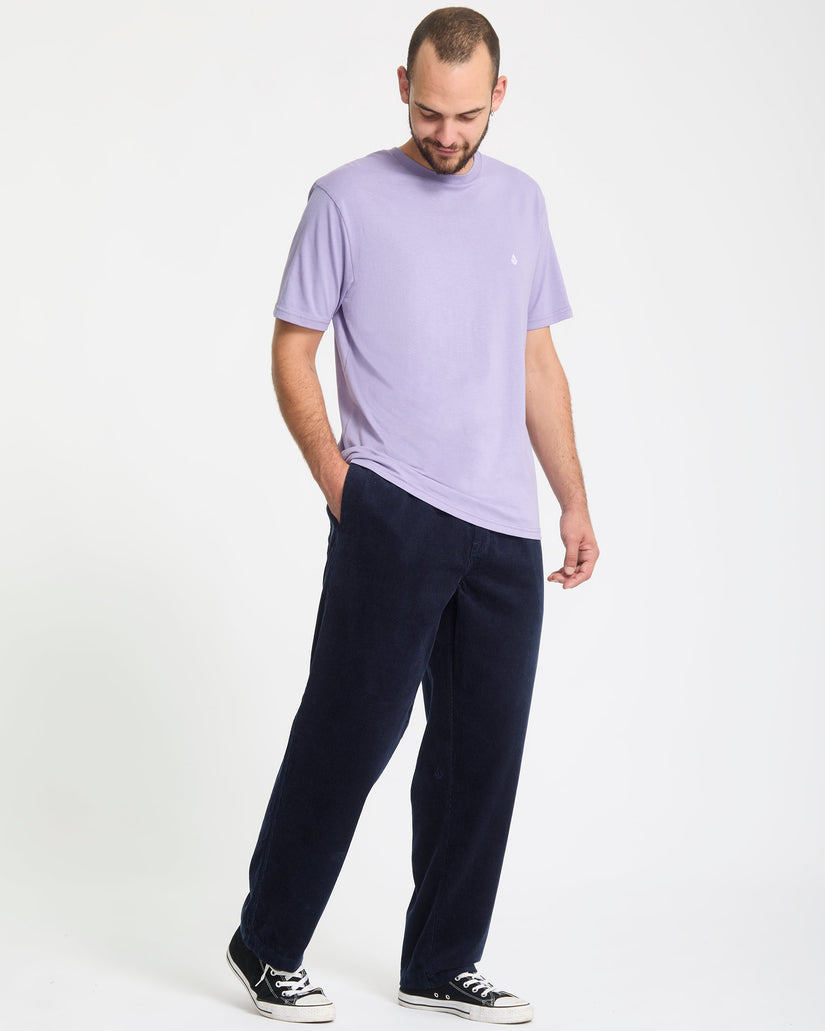Pantalón Con Cintura Elástica Psychstone - Navy