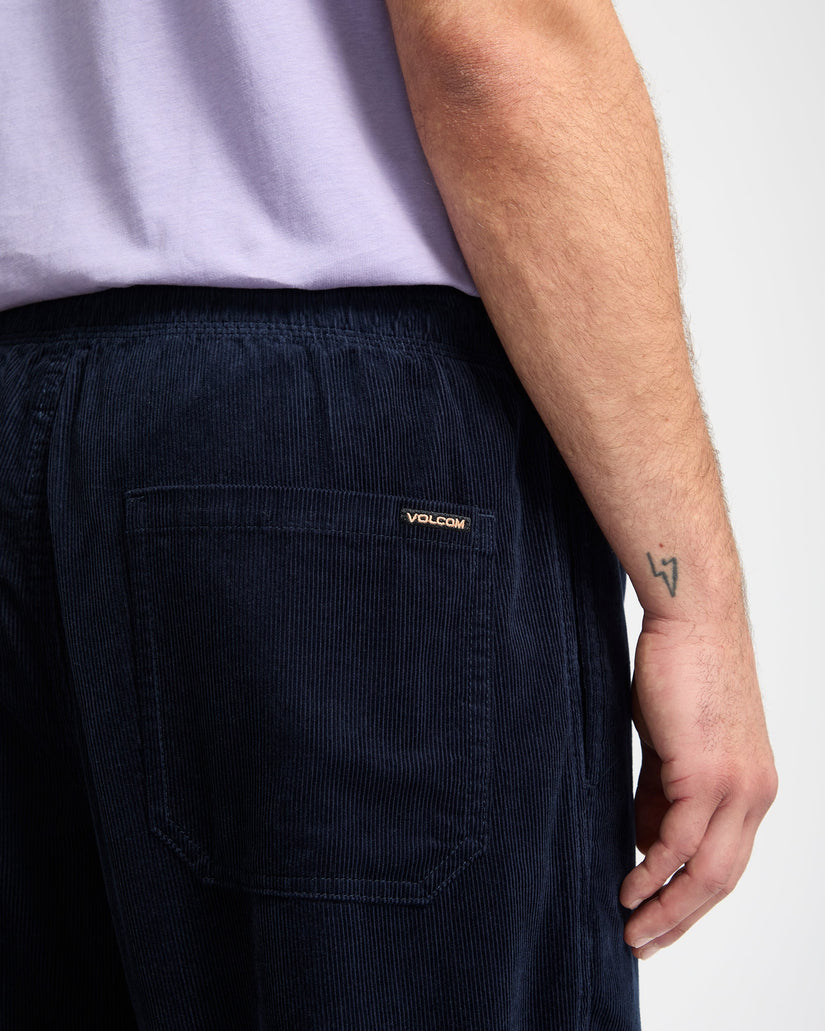 Pantalón Con Cintura Elástica Psychstone - Navy