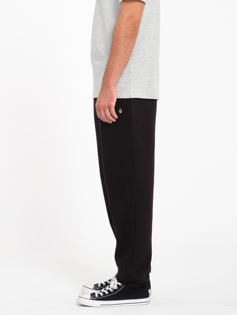 Pantalón de Felpa Single Stone - Black