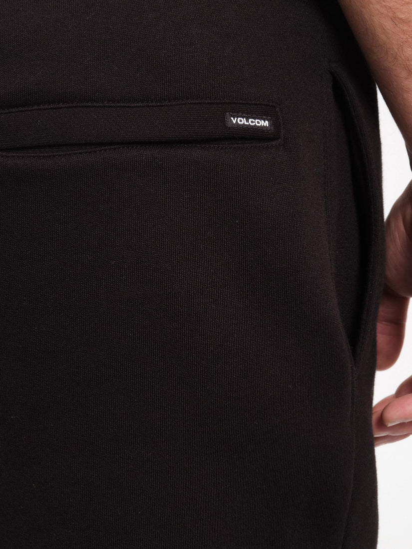 Pantalón de Felpa Single Stone - Black