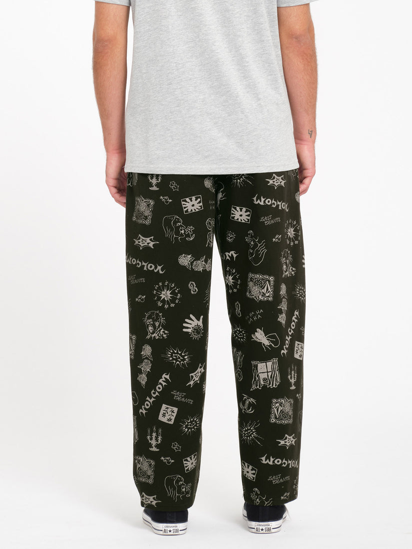 Pantalón con Cintura Elástica Keutchi - Black