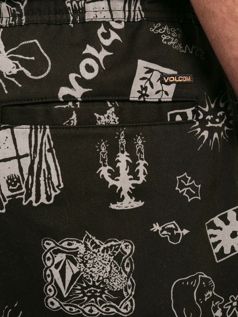 Pantalón con Cintura Elástica Keutchi - Black