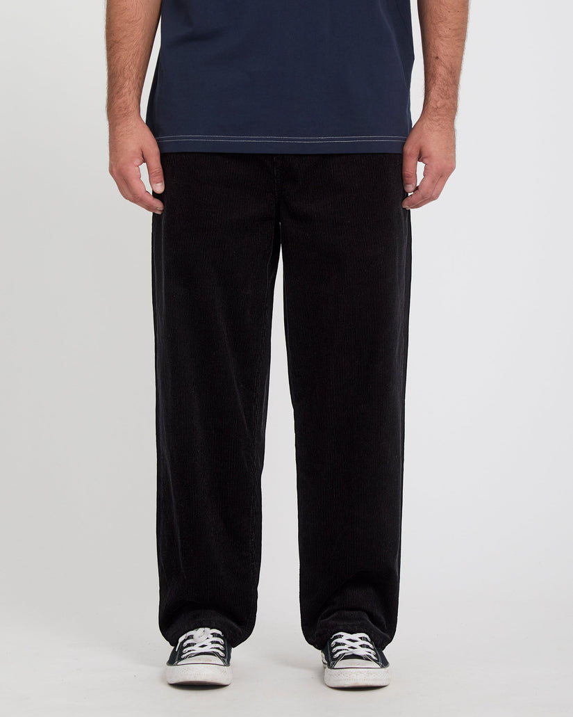 Pantalón Freazy Loose Corduroy - Black