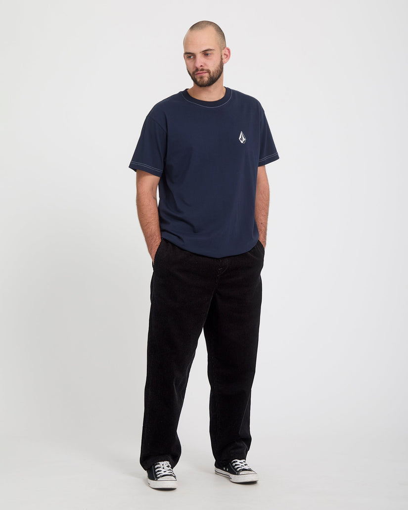 Pantalón Freazy Loose Corduroy - Black