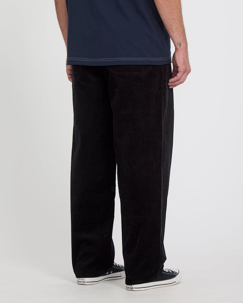 Pantalón Freazy Loose Corduroy - Black
