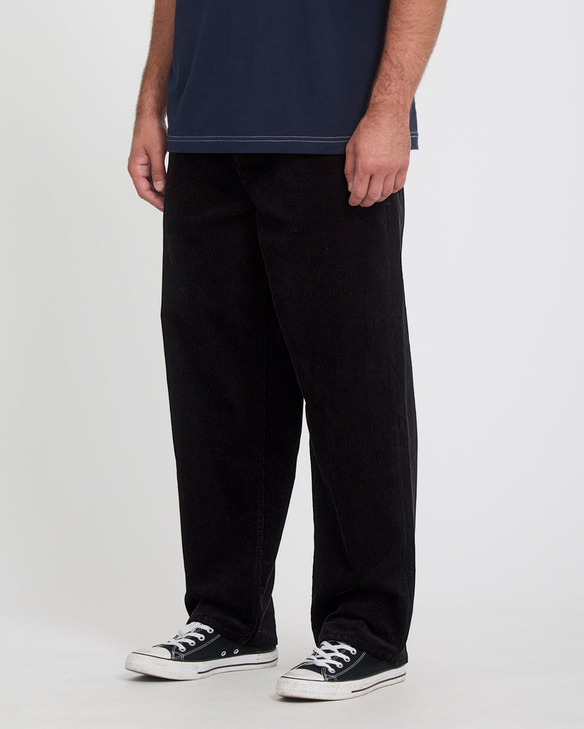 Pantalón Freazy Loose Corduroy - Black