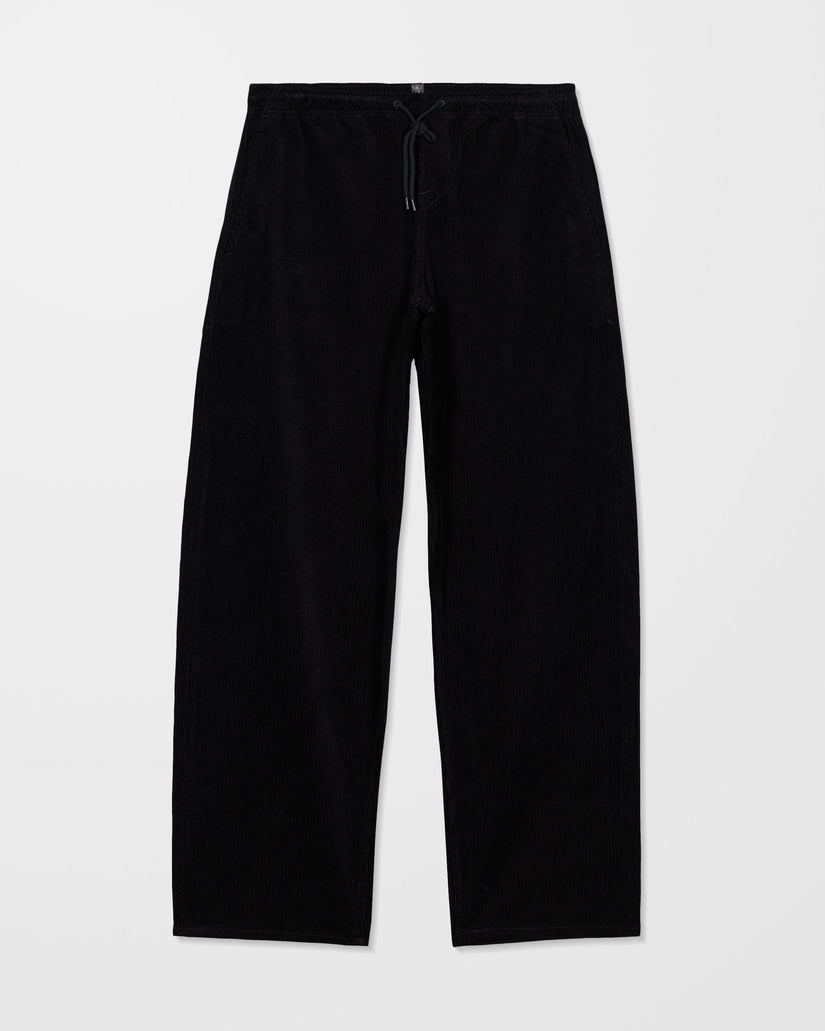 Pantalón Freazy Loose Corduroy - Black