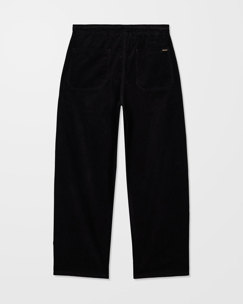 Pantalón Freazy Loose Corduroy - Black