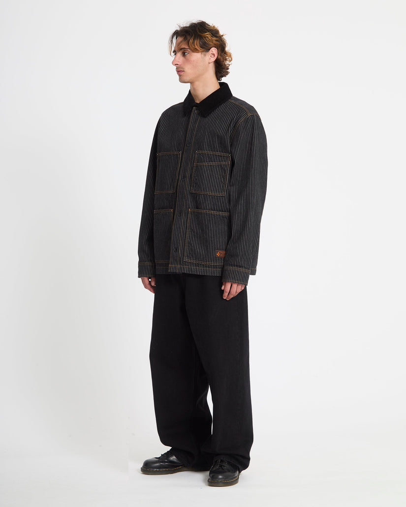 Chaqueta Work Dialed - Black Stripe