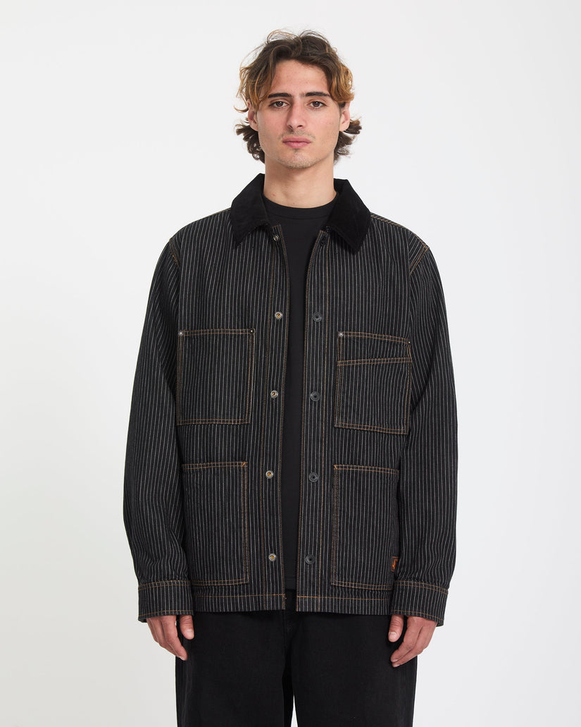 Chaqueta Work Dialed - Black Stripe