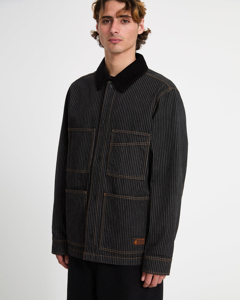 Chaqueta Work Dialed - Black Stripe