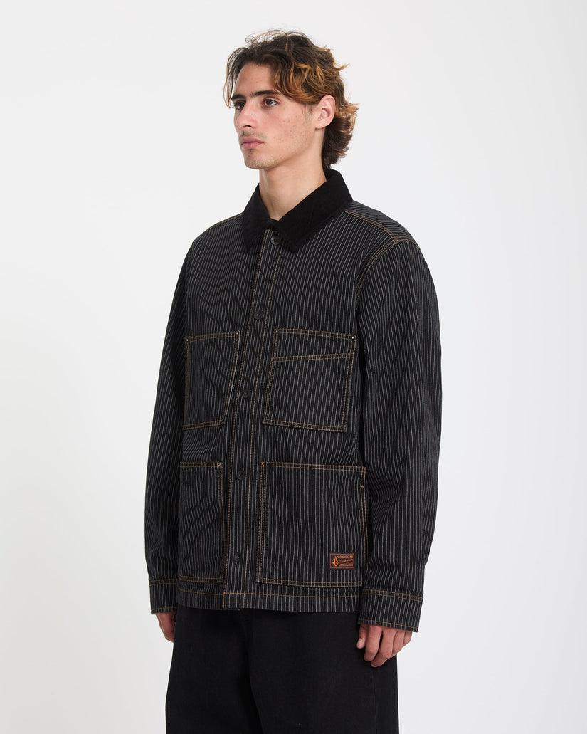 Chaqueta Work Dialed - Black Stripe