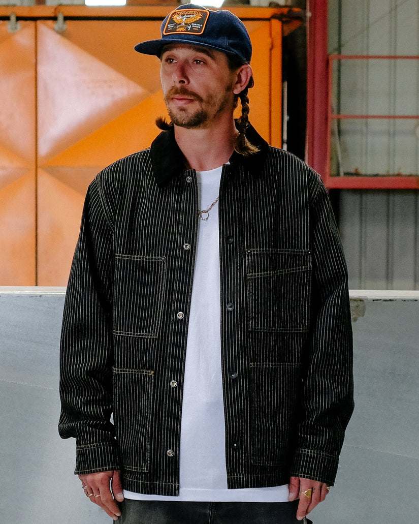 Chaqueta Work Dialed - Black Stripe