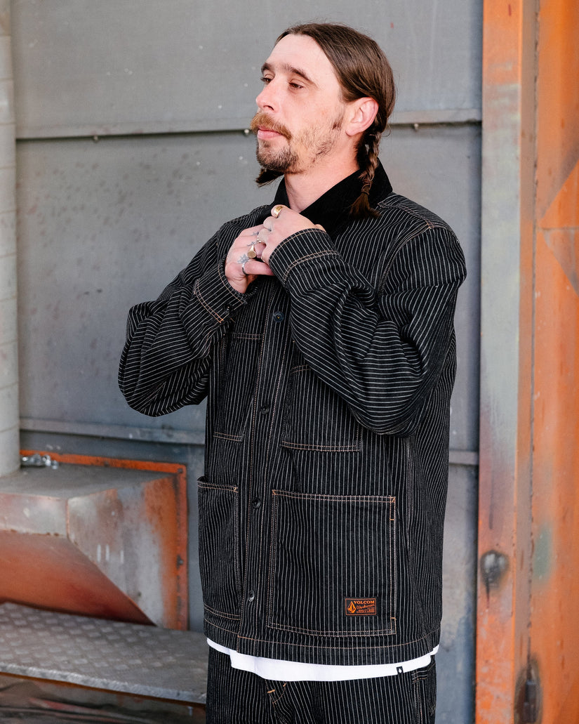 Chaqueta Work Dialed - Black Stripe