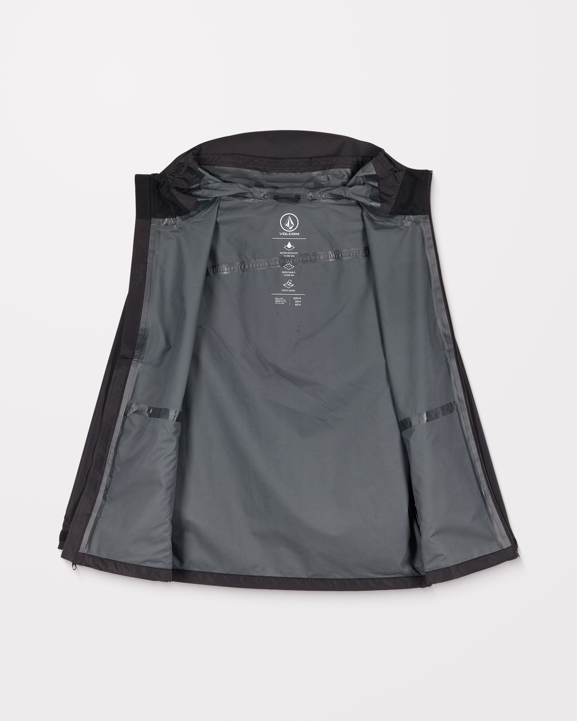 Thunder Stone 10K Jacket - Black - Men - Volcom EU – Volcom España