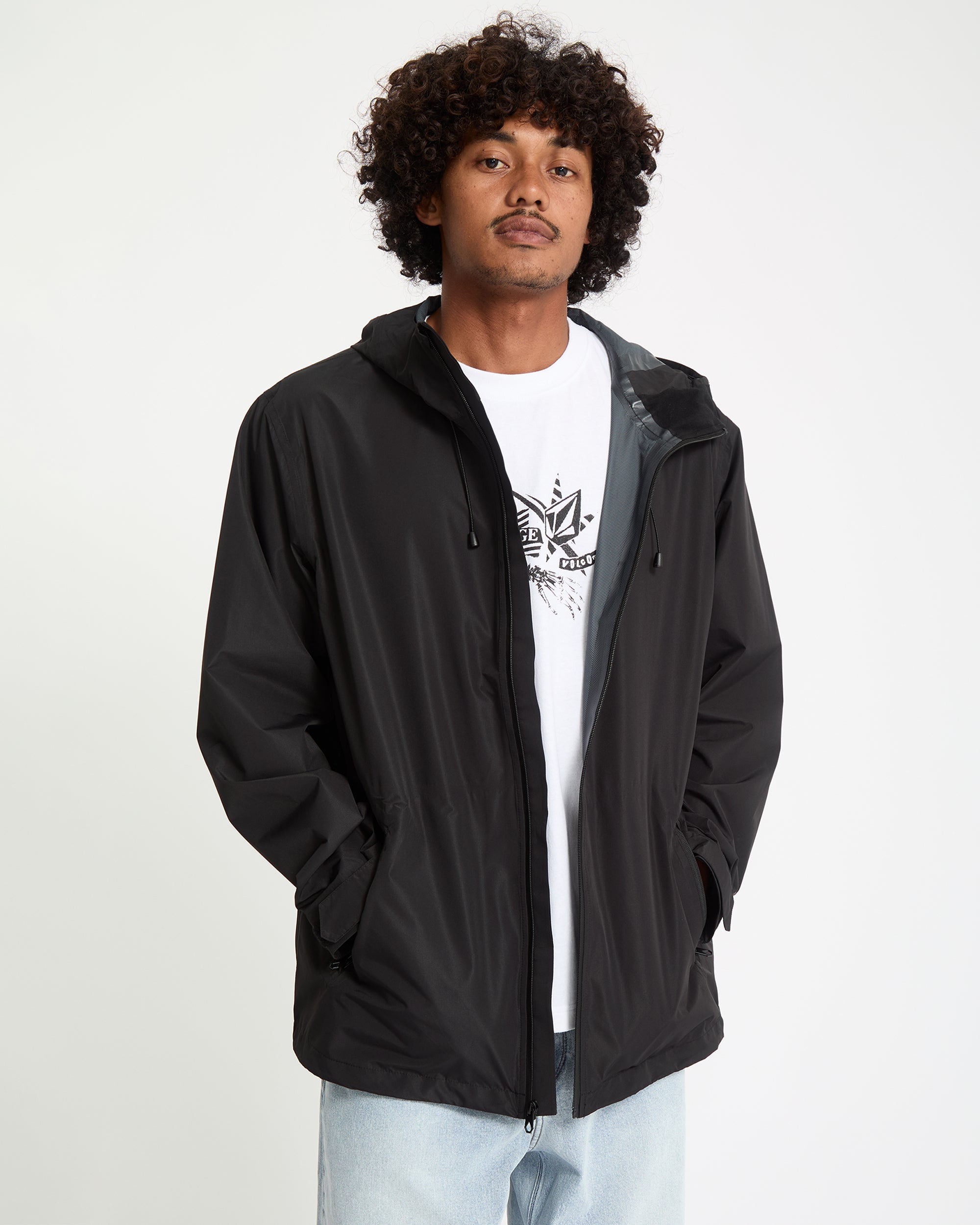 Thunder Stone 10K Jacket - Black - Men - Volcom EU – Volcom España