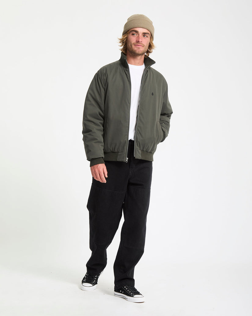 Chaqueta Damerman Bomber - Rinsed Black