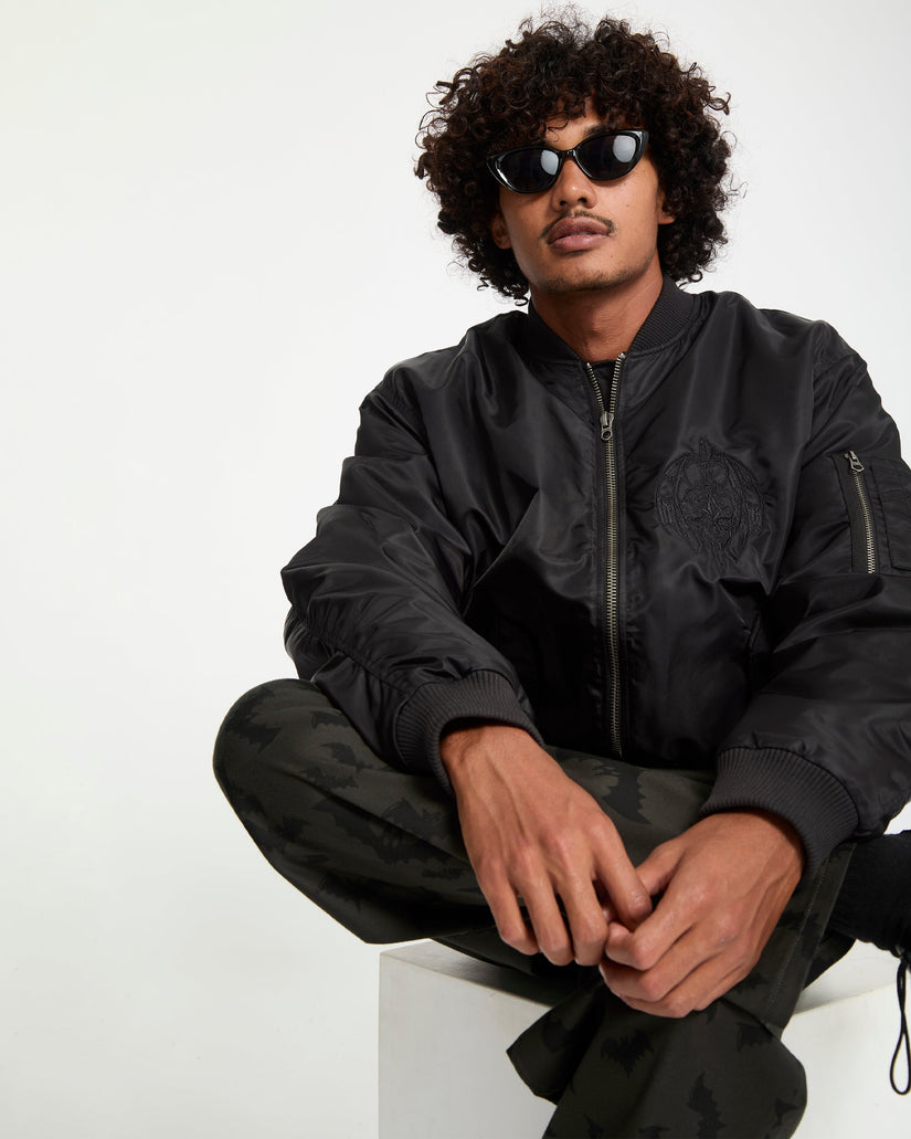 Chaqueta Skullarstone Bomber - Black
