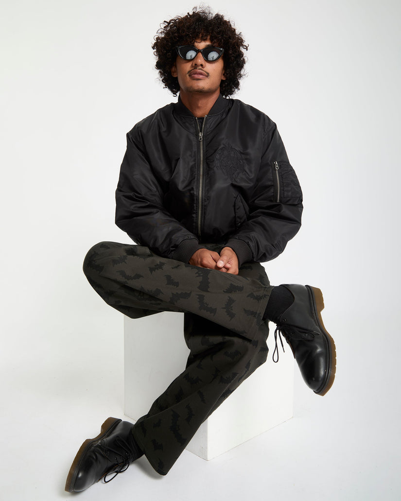 Chaqueta Skullarstone Bomber - Black