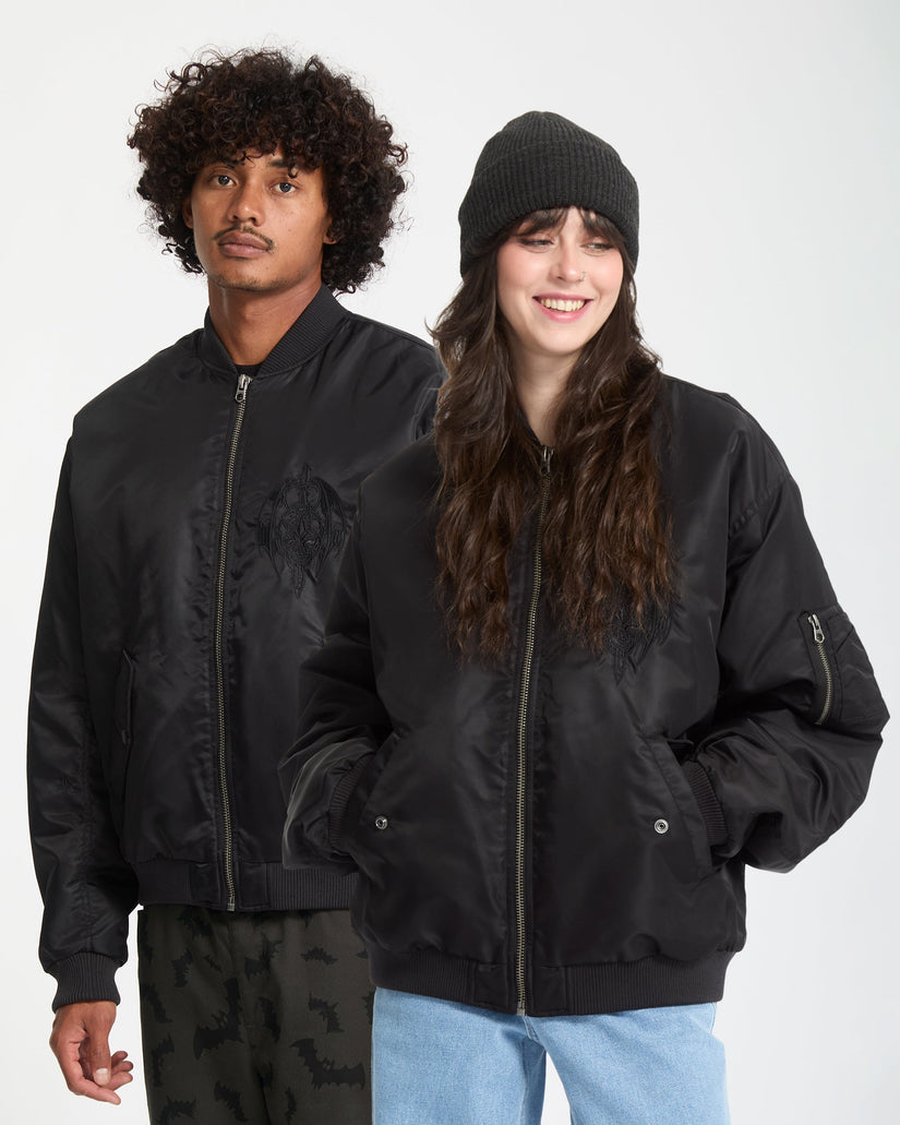 Chaqueta Skullarstone Bomber - Black