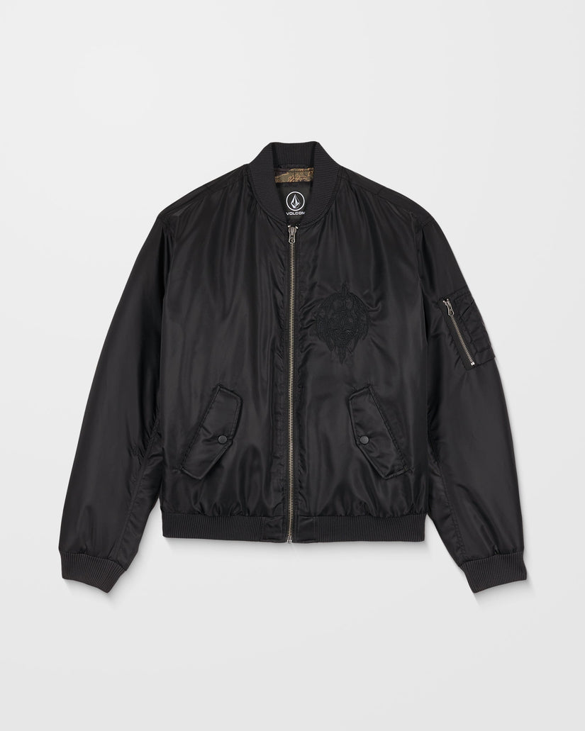 Chaqueta Skullarstone Bomber - Black