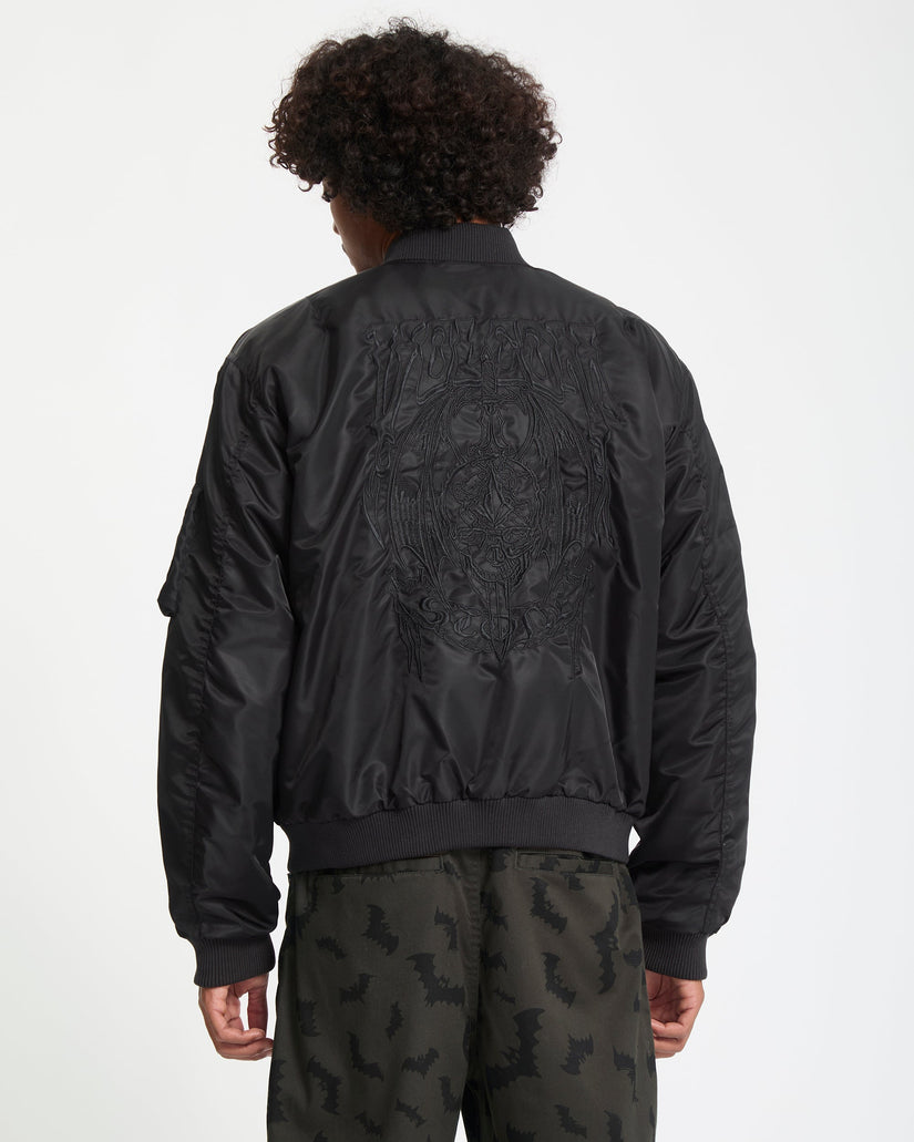 Chaqueta Skullarstone Bomber - Black