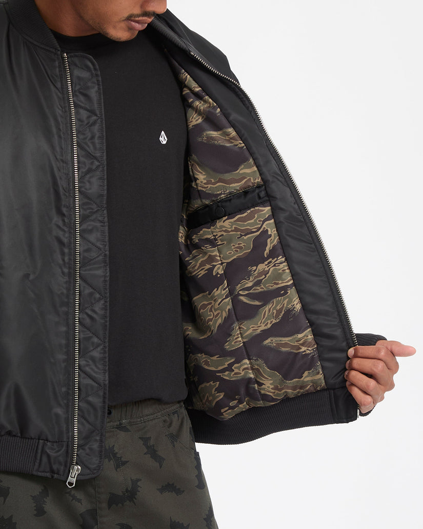 Chaqueta Skullarstone Bomber - Black