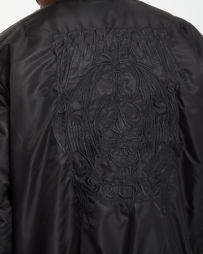 Chaqueta Skullarstone Bomber - Black