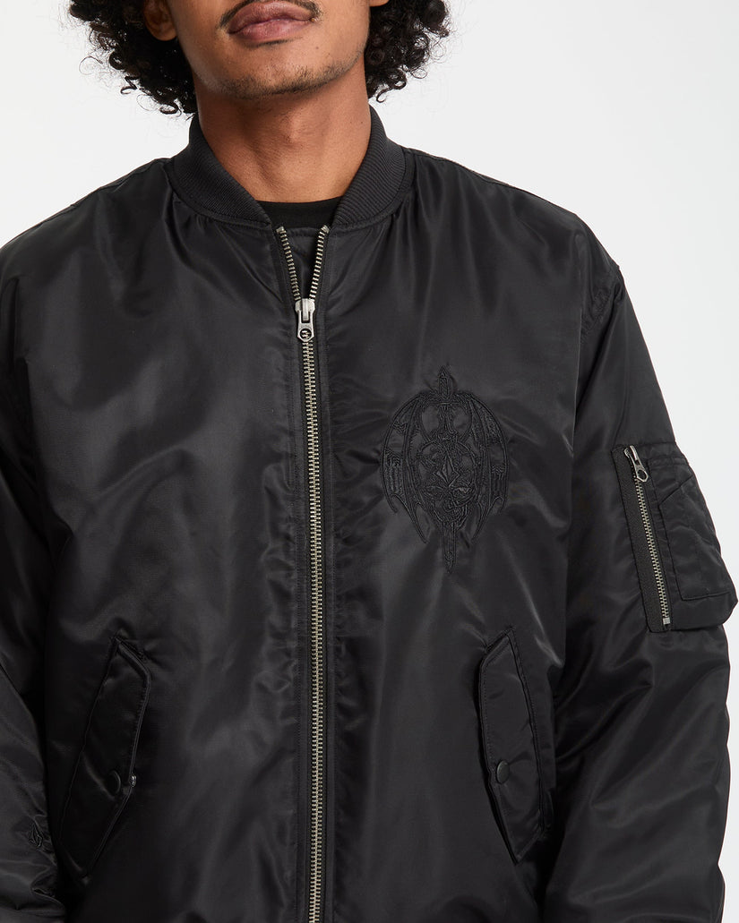 Chaqueta Skullarstone Bomber - Black