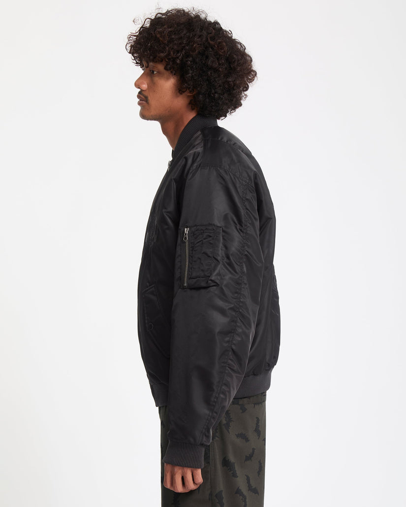 Chaqueta Skullarstone Bomber - Black